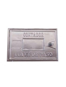 PUERTA ALUMINIO FUNDIDO 22x35