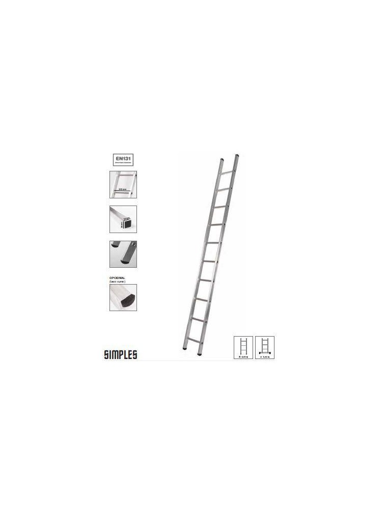 ESCALERA IND S-58 SIMPLE ALUM  3 5m CLASIK 12PELD 