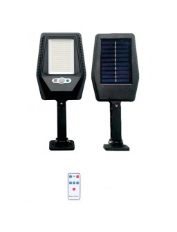 LUMINARIA LED SOLAR 20W C/SENSOR IP67 C/MANDO 6500